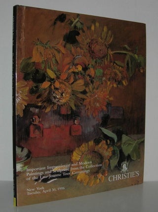 Item #10095 IMPORTANT IMPRESSIONIST AND MODERN PAINTINGS AND SCULPTURE FROM THE COLLECTION OF THE...