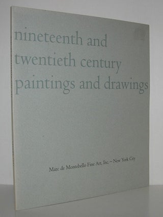 Item #10621 NINETEENTH AND TWENTIETH CENTURY PAINTINGS AND DRAWINGS. Inc. - Millet Marc De...