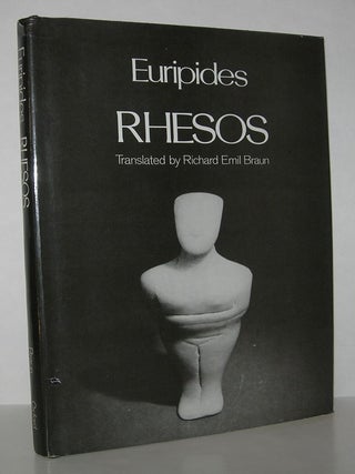 Item #12600 RHESOS. Euripides, Richard Emil Braun