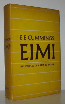 Item #13204 EIMI. E. E. Cummings