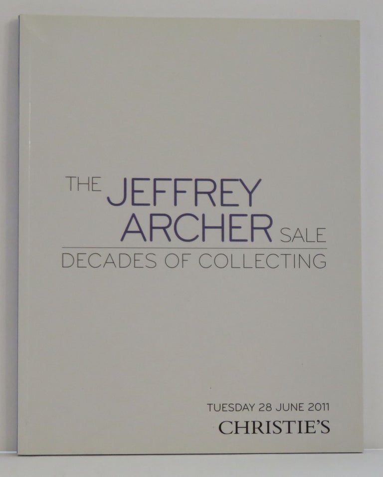 Item #14854 The Jeffrey Archer Sale:. Christie's.