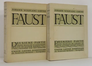Item #14974 Faust. Johann Wolfgang von Goethe