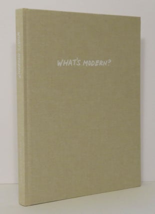 Item #15015 What's Modern? Alfred H. Barr Jr