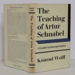 Item #15044 The Teaching of Artur Schnabel:. Konrad Wolff