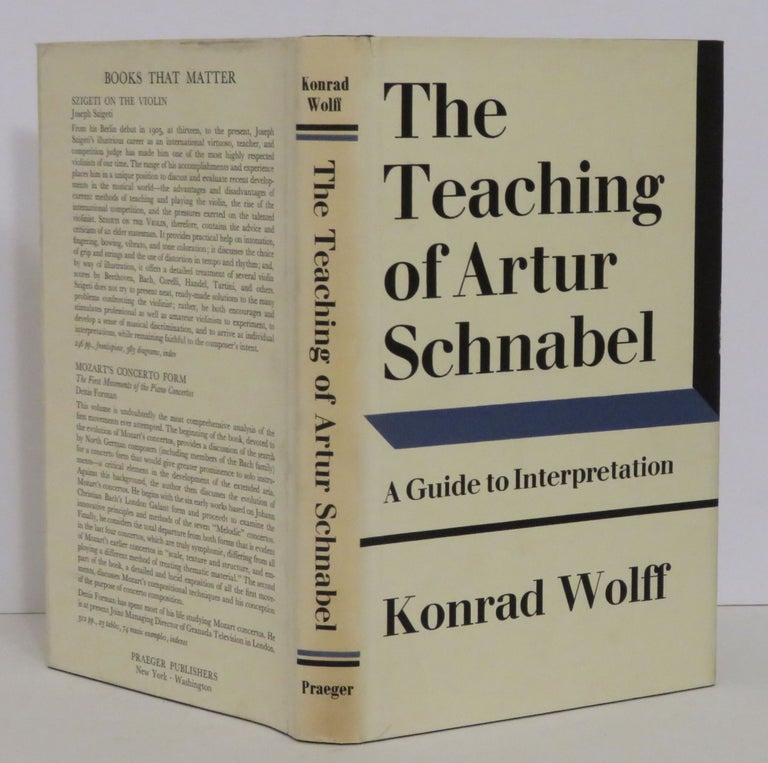 Item #15044 The Teaching of Artur Schnabel:. Konrad Wolff.