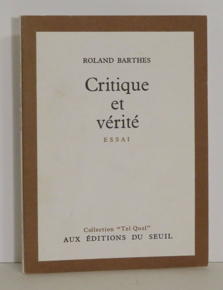Critique et vérité | Roland Barthes | Vintage Copy