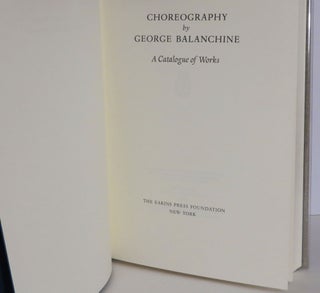 The Choreography of George Balanchine