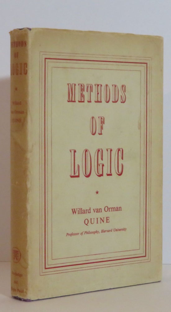 Item #15184 Methods of Logic. Willard van Orman Quine.