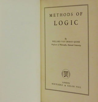 Methods of Logic