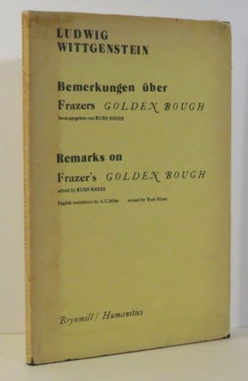 Item #15186 Remarks on Frazer's Golden Bough. Ludwig Wittgenstein