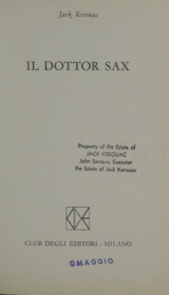 Il Dottor Sax [ Doctor Sax ]