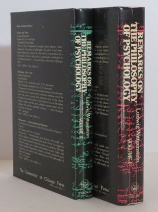 REMARKS ON THE PHILOSOPHY OF PSYCHOLOGY