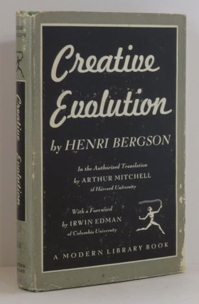Item #15329 Creative Evolution. Henri Bergson