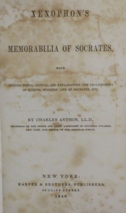 Xenophon's Memorabilia of Socrates.