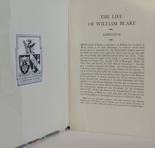 The Writings of William Blake & The Life of William Blake