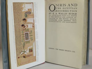 Osiris and Egyptian Resurrection.