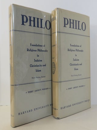 Item #15857 Philo. Philo - Harry Austryn Wolfson