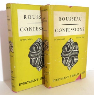 Item #15971 Confessions [Two Volume Set]. Jean Jacques Rousseau, Ernest Rhys