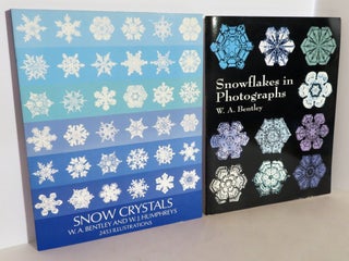 Item #16040 Snowflakes in Photographs & Snow Crystals [ Two Volumes ]. W. A. Bentley, Humphreys W. J