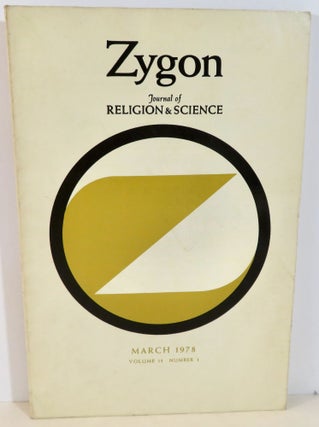 Item #16351 Zygon Journal of Religion and Science Volume 13 Number 1 March 1978 "Adaptation and...