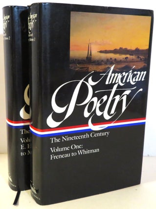 Item #16685 American Poetry Volume One & Volume Two. Freneau, Whitman, E. E. Cummings, May Swenson