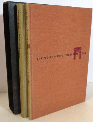 Item #17215 Thomas Wolfe at Washington Square and The Correspondence of Thomas Wolfe and Homer...