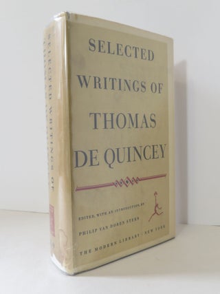 Item #18055 Selected Writings of Thomas de Quincey. Thomas de Qunicey