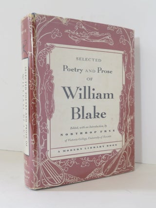 Item #18088 Selected Poetry and Prose of William Blake. William Blake