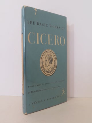 Item #18134 The Basic Works of Cicero. introduction and Cicero - edited, Moses Hadas