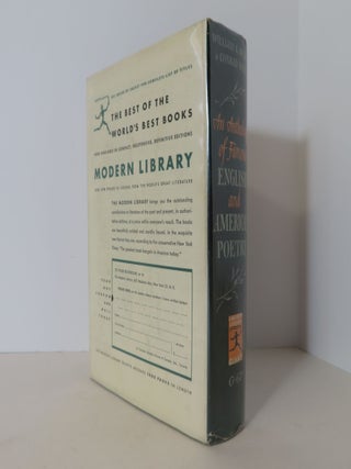 An Anthology of Famous English and American Poetry