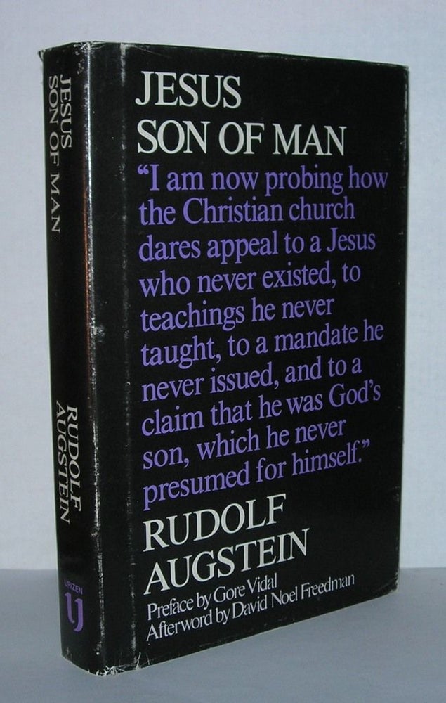Item #5545 JESUS, SON OF MAN. Rudolf Augstein, Gore Vidal, David Noel Freedman.
