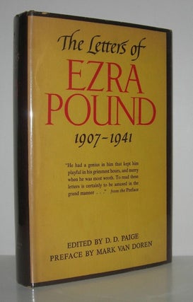 Item #9566 THE LETTERS OF EZRA POUND 1907 - 1941. Ezra Pound, Mark Van Doren